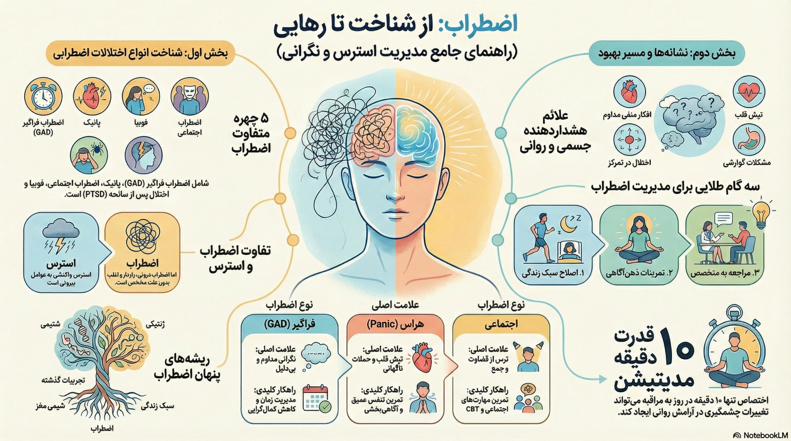 اینفوگرافیک اضطراب چیست؟